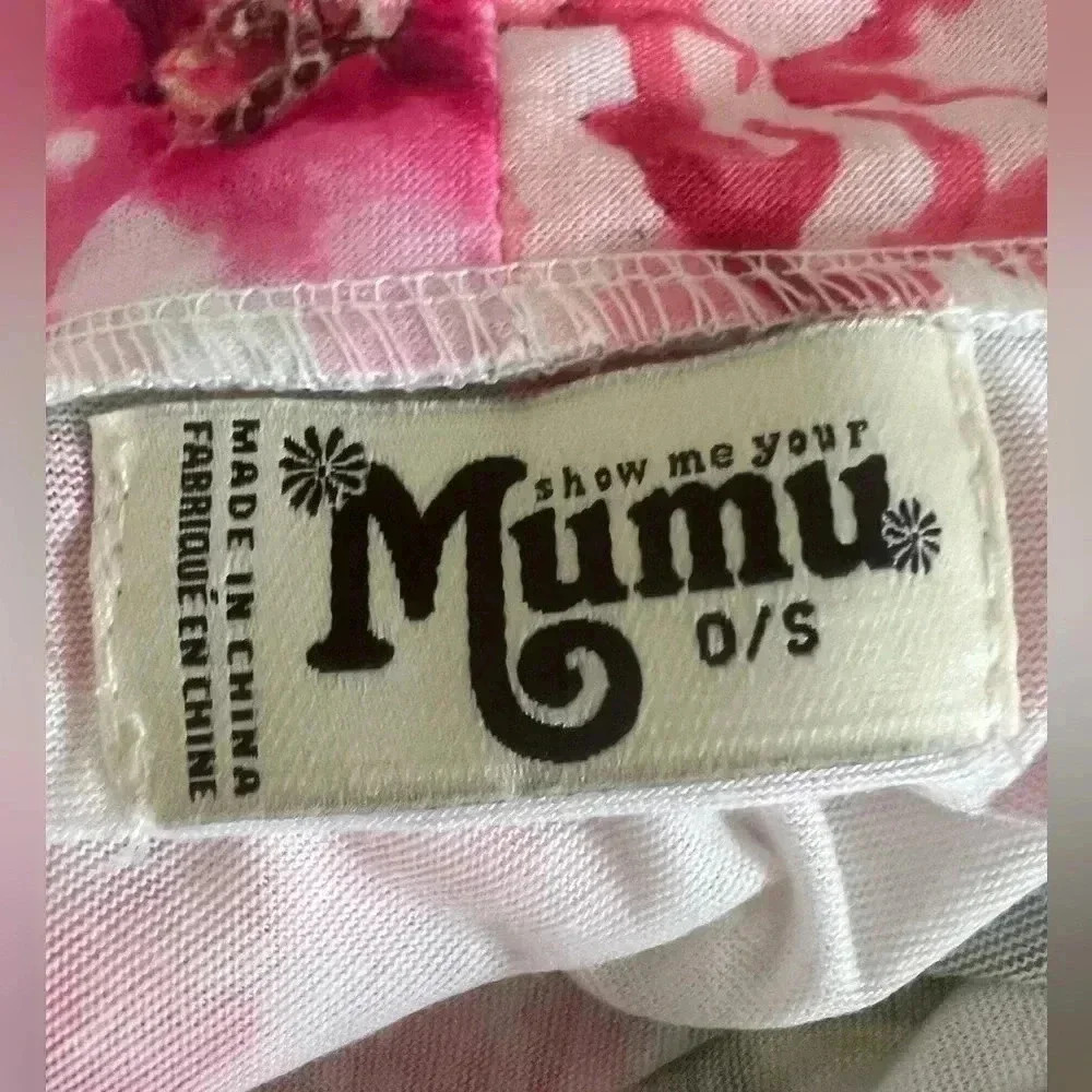 Show ‎ me your MuMu women’s floral Robe NWOT Sz Small - Picture 5 of 6